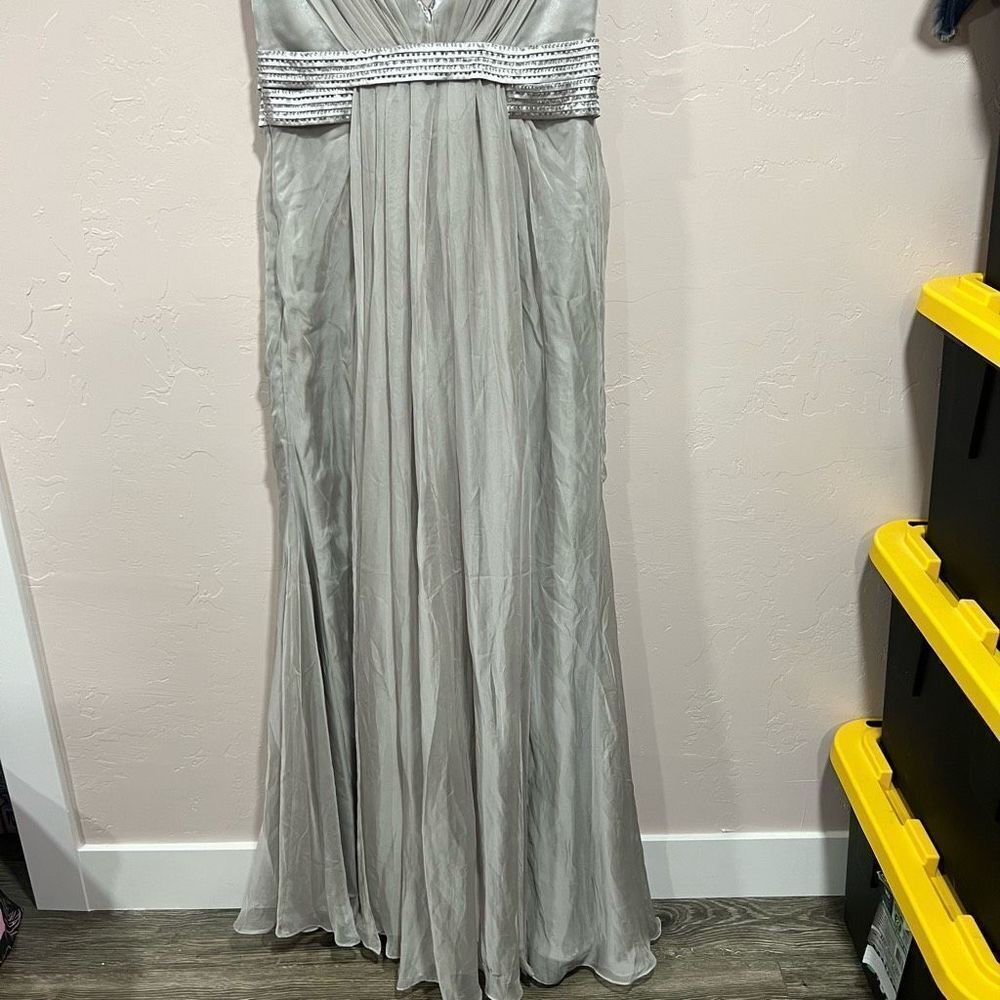 Silver Prom Dress - Picture 7 of 8